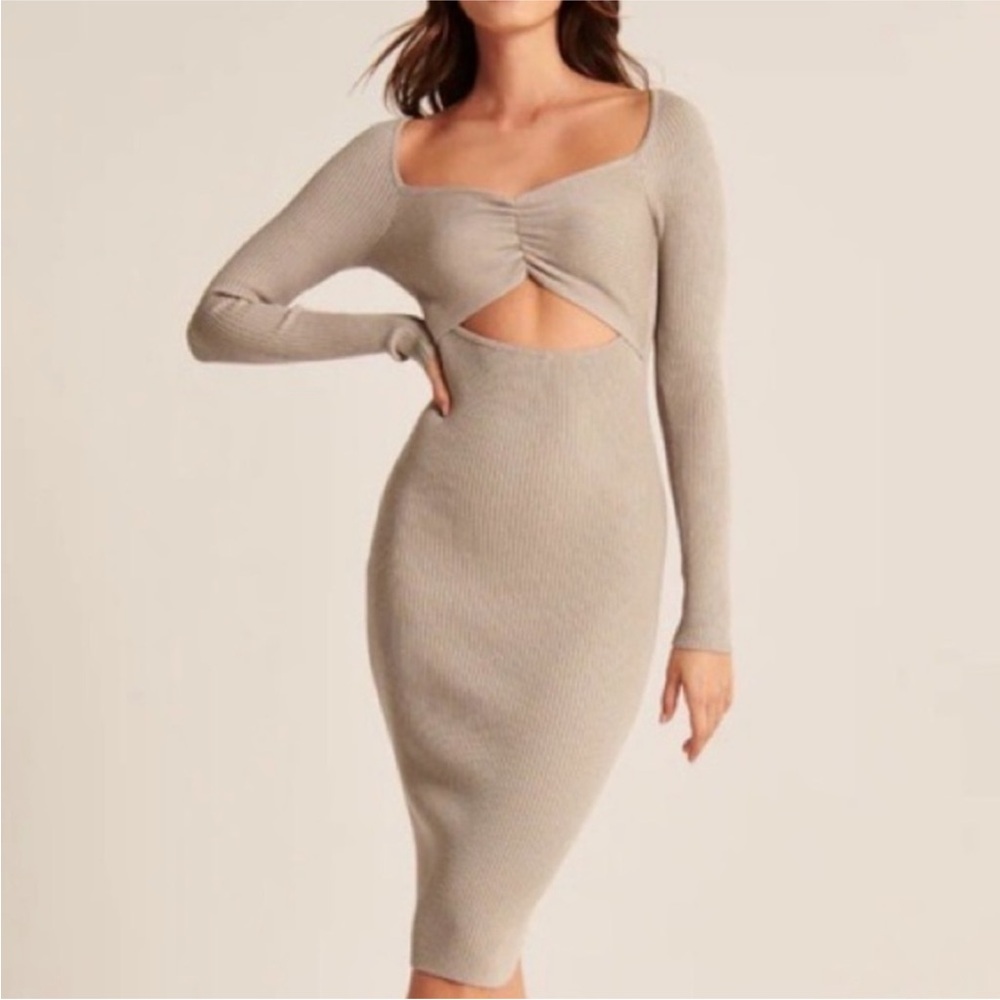 NWOT Abercrombie & Fitch Cutout Sweater Dress